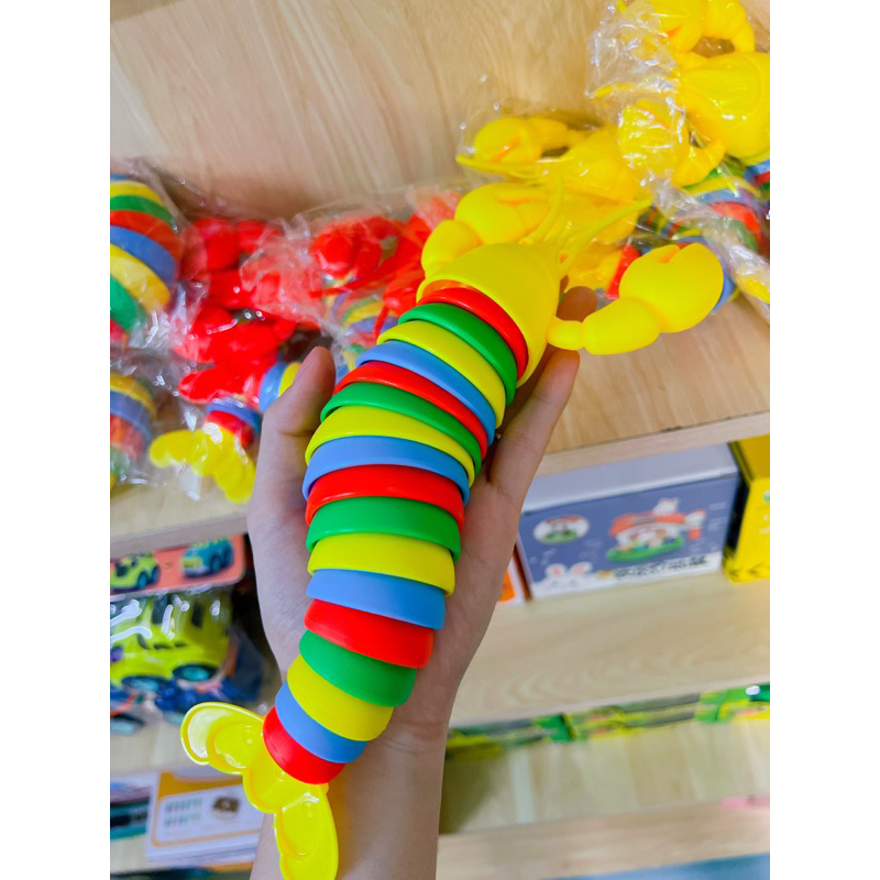 Đồ chơi tôm hùm 7 màu phát sáng, vui nhộn