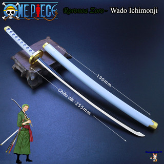 Mô hình sưu tầm One Piece Zoro Wado Ichimonji katana kiếm 26cm