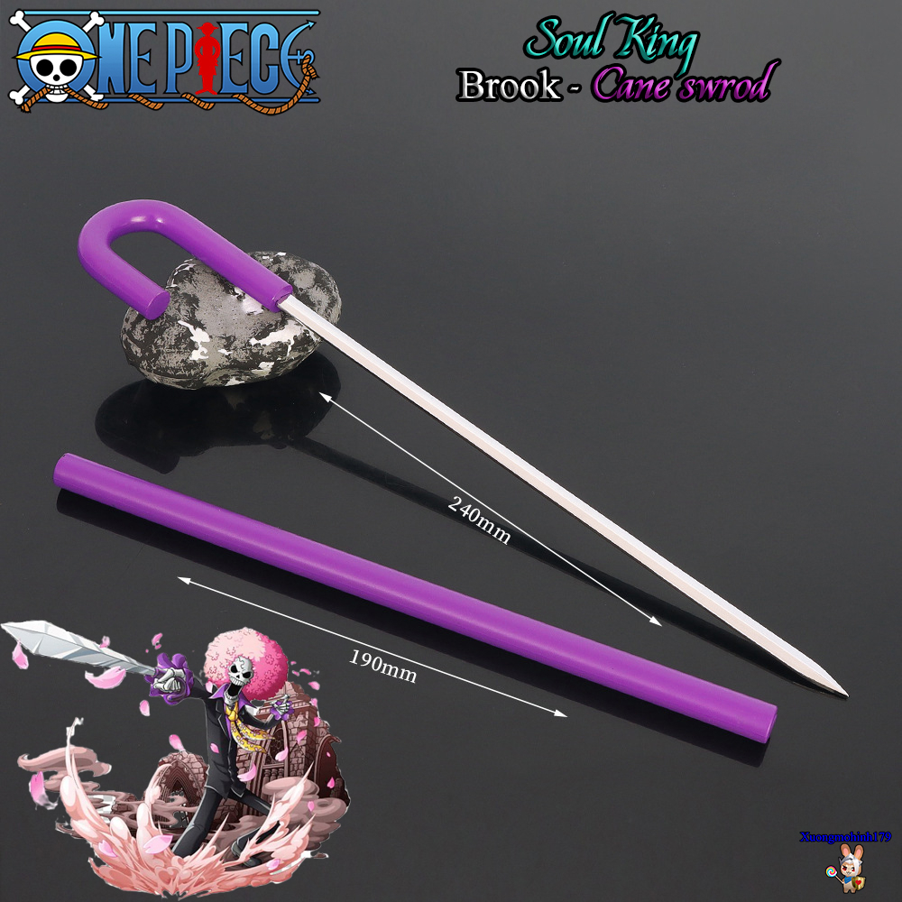 Mô hình sưu tầm One Piece Linh Vương Brook Soul Solid gậy kiếm