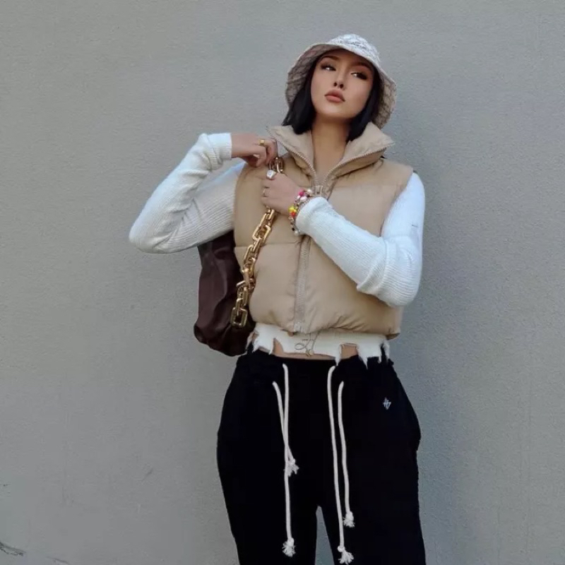 Áo ghi lê Phao rút dây phom lửng