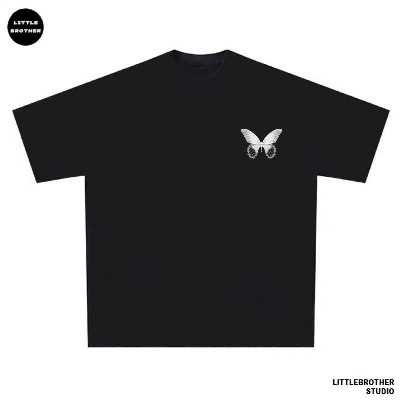 Áo thun BUTTERFLY by Littlebrother form rộng unisex nam nữ
