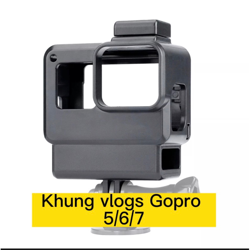 khung vlogs gopro 5 6 7 (dùng chung ) , phụ kiện máy quay gopro