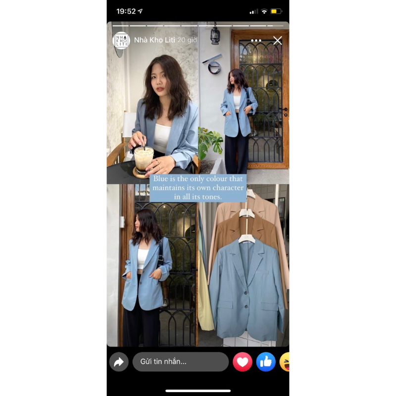 THANH LÝ ÁO BLAZER NHAKHOLITI