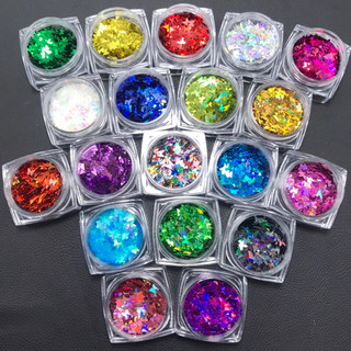 Sequin kim tuyến bướm đắp ẩn 3mm-phụ kiện nail móng