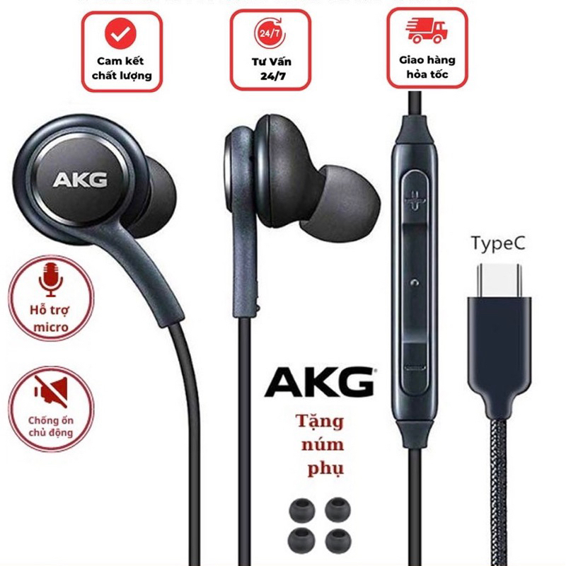 Tai nghe có dây AKG chân TypeC