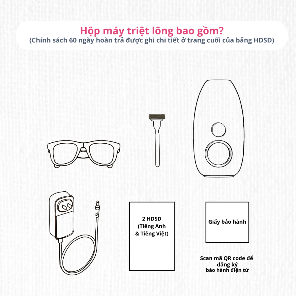 Máy Triệt Lông Vĩnh Viễn Băng Lạnh ICE Pro MeSmooth | Bảo hành 1 năm | Chính sách hoàn tiền 60 ngày | Triệt toàn thân