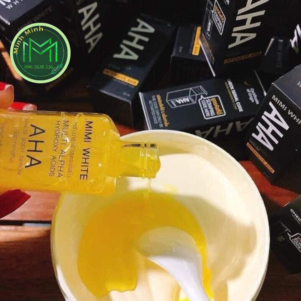 Serum Huyết Thanh AHA Kích Trắng Toàn Thân Trộn Cùng Kem Body