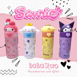 Bình giữ nhiệt Sanrio 330ml 4 nhân vật siêu hot