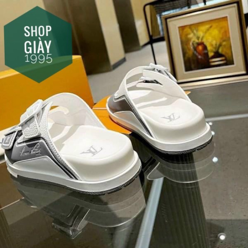 Dép Lê 2 Quai Ngang Khoá Cài Đế Cao Trẻ Trung Tôn Dáng Siêu Hot 2023