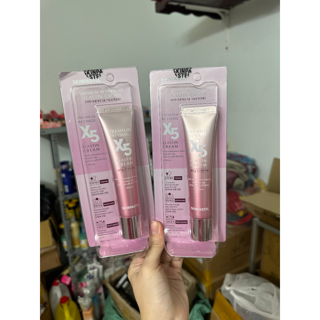Kem dưỡng Retinol X5 Elastin Cream Skinpastel 30ml Hàn quốc.