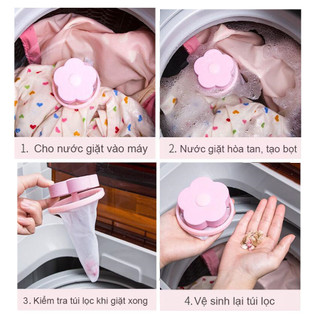 Phao lọc cặn bẩn máy giặt thông minh dùng cho máy giặt cửa đứng
