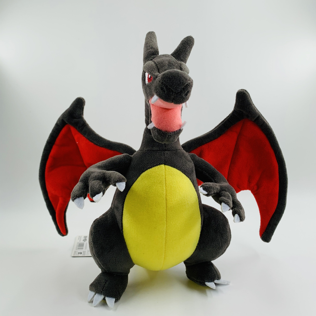 THÚ BÔNG POKEMON RỒNG CHARIZARD SHINY ĐEN SIÊU NGẦU  HÀNG CHÍNH HÃNG POKEMON NGUYÊN TEM NGUYÊN TAG