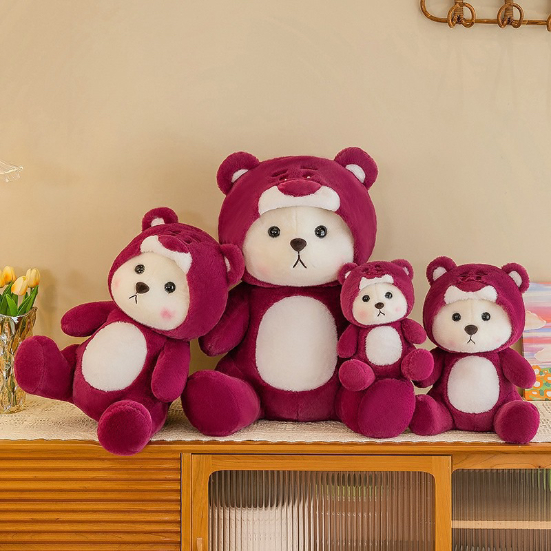 Gấu Bông Lena Teddy Bear Hot Tiktok Gấu Đội Mũ Thay Đồ Siêu Cute