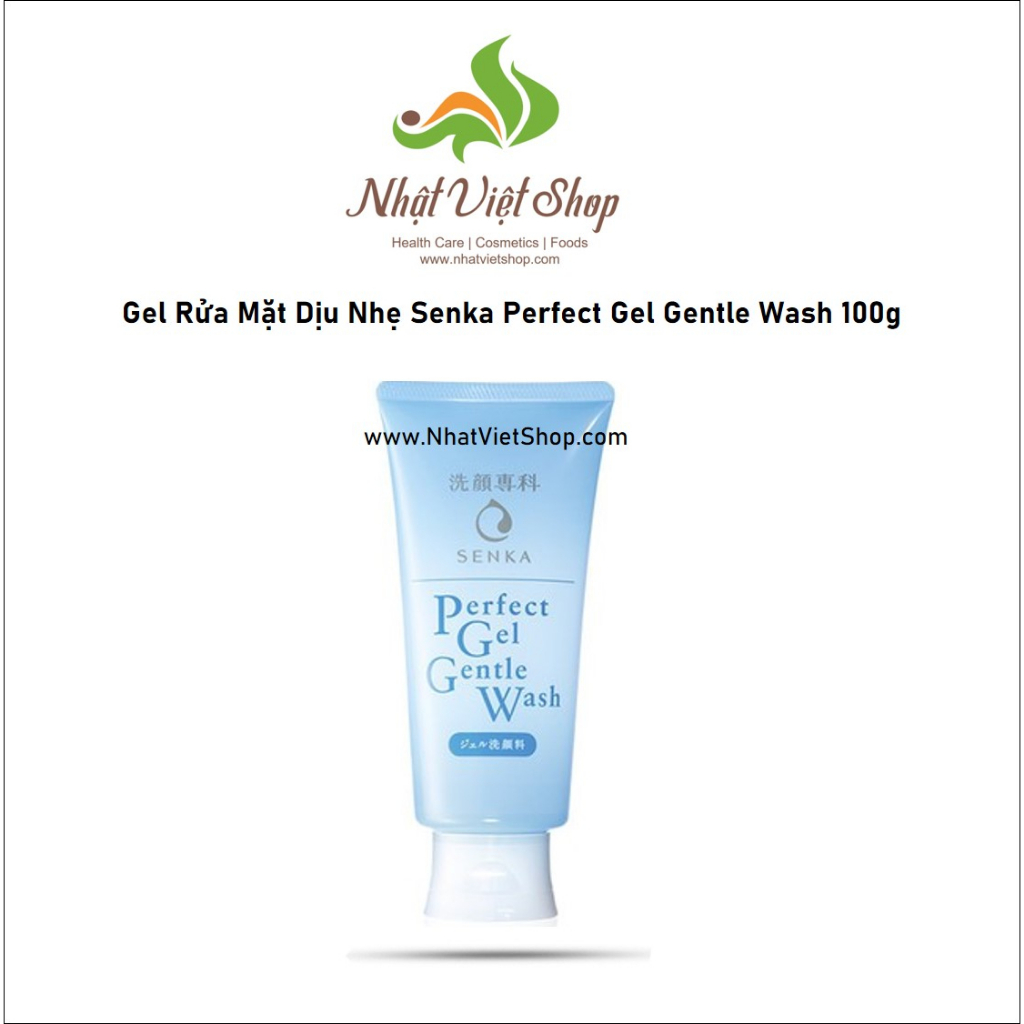 Gel Rửa Mặt Dịu Nhẹ Senka Perfect Gel Gentle Wash 100g