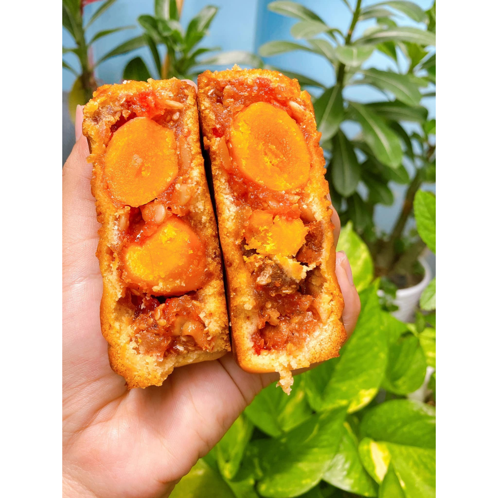 (HOẢ TỐC) BÁNH TRUNG THU TÂN DÂN LỢI 200GR/2 TRỨNG/CÓ BÁNH CHAY-ĐẶC SẢN BẾN TRE