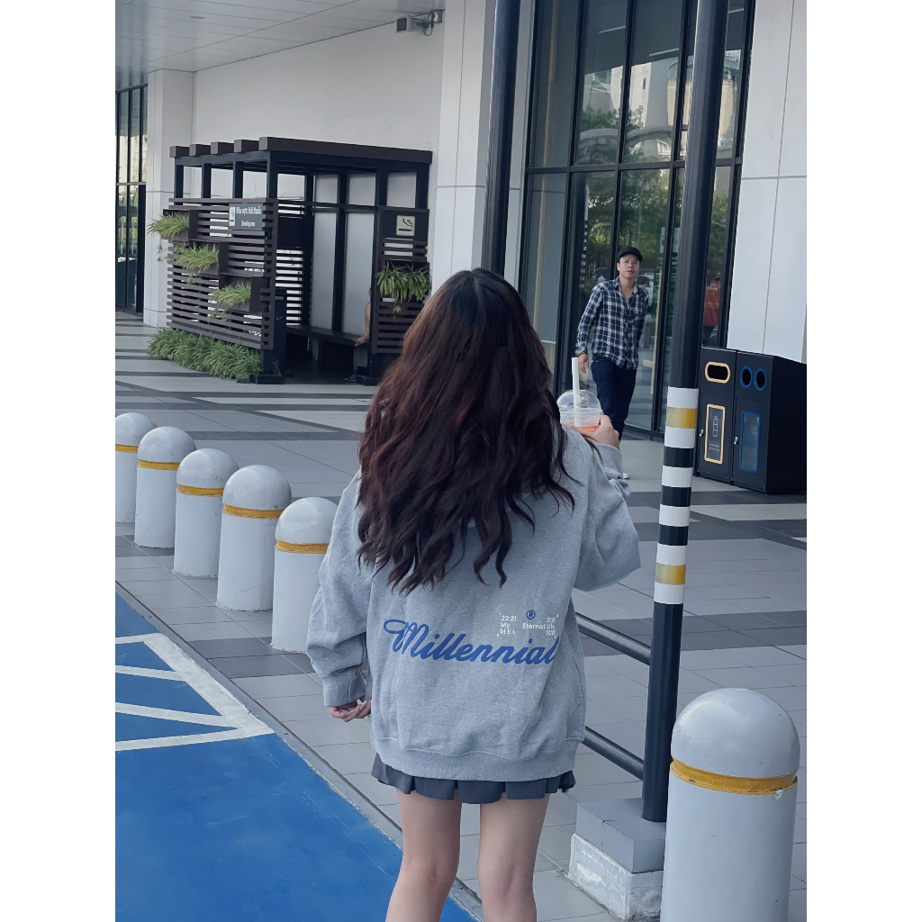 Áo Hoodie Cinder Millennials, Áo Khoác Hoodie Zip Nam Nữ Form Rộng Thêu Cao Cấp, Local Brand Chính Hãng