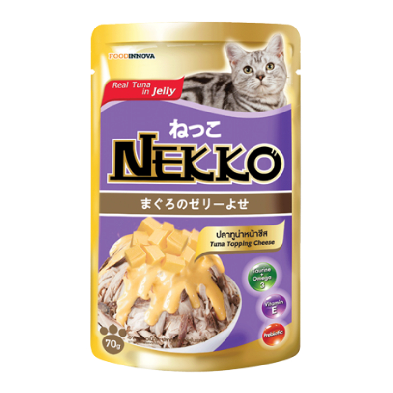 Pate Nekko dành cho mèo trưởng thành dạng thạch 70g nhiều vị - Petemo Pet Shop