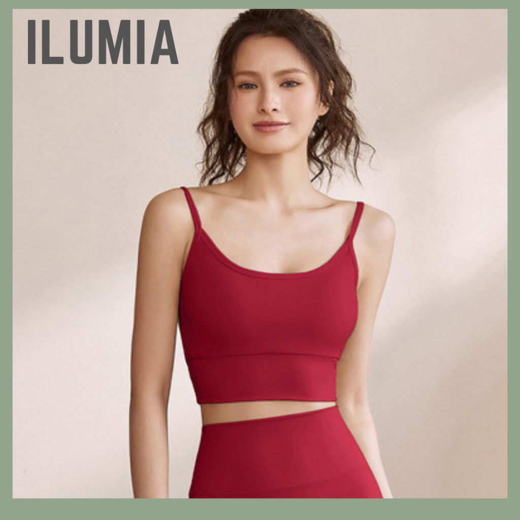 Set Đồ Tập Nữ Áo Bra chắp dây Tập Thể Thao Gym Yoga Cao Cấp - Đồ tập gym yoga chạy bộ thể thao nữ ILUMIA