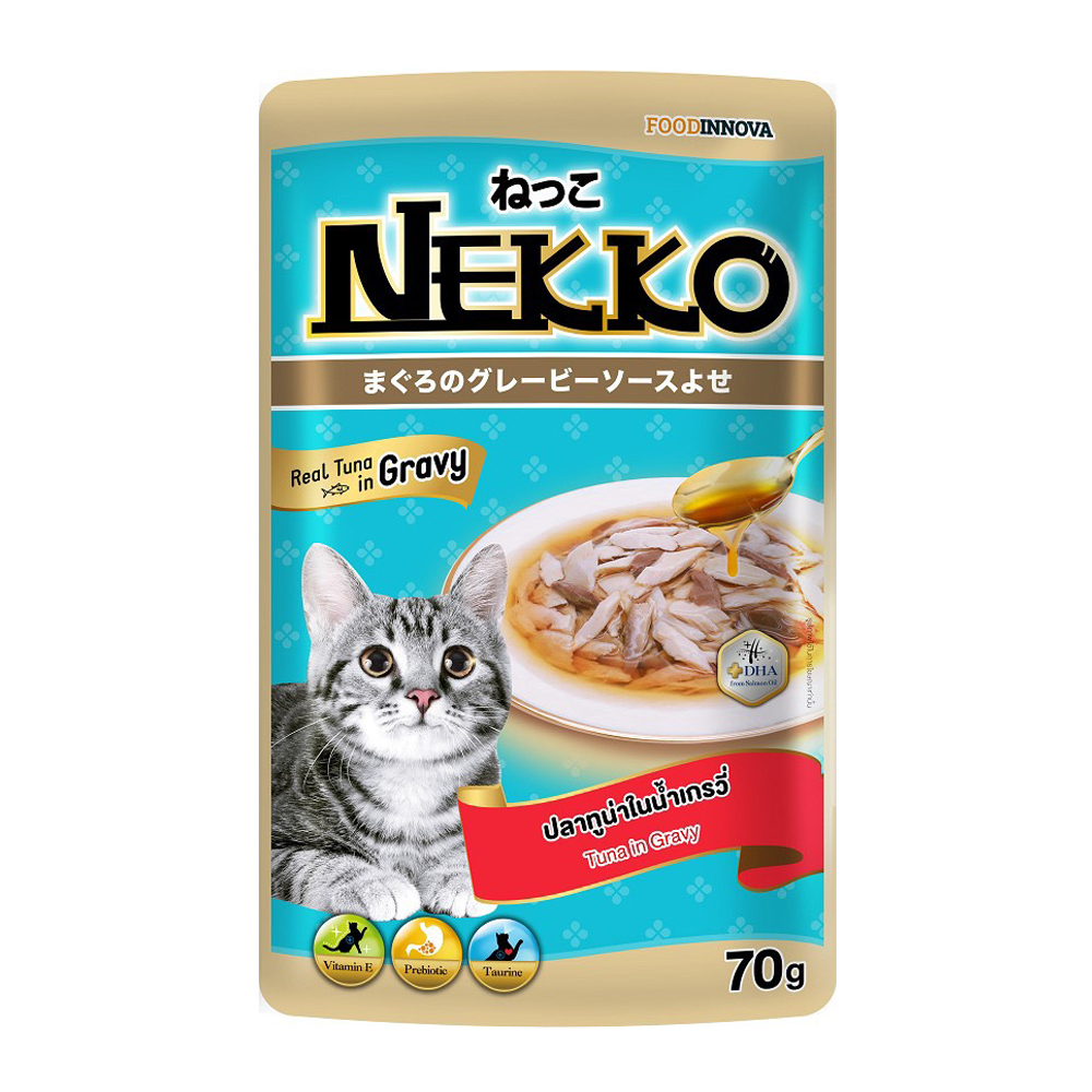 Pate Nekko dành cho mèo trưởng thành có nước sốt 70g nhiều vị - Petemo Pet Shop