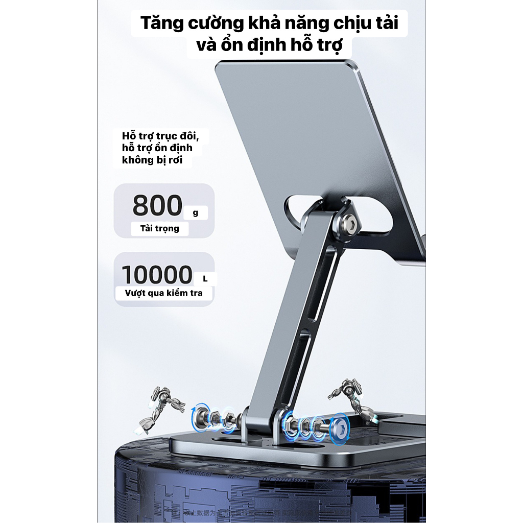 Giá đỡ điện thoại máy tính bảng , kim loại siêu mỏng thích hợp cho iPad 10.2 7 8 9 Gen Soporte Xiaomi Samsung
