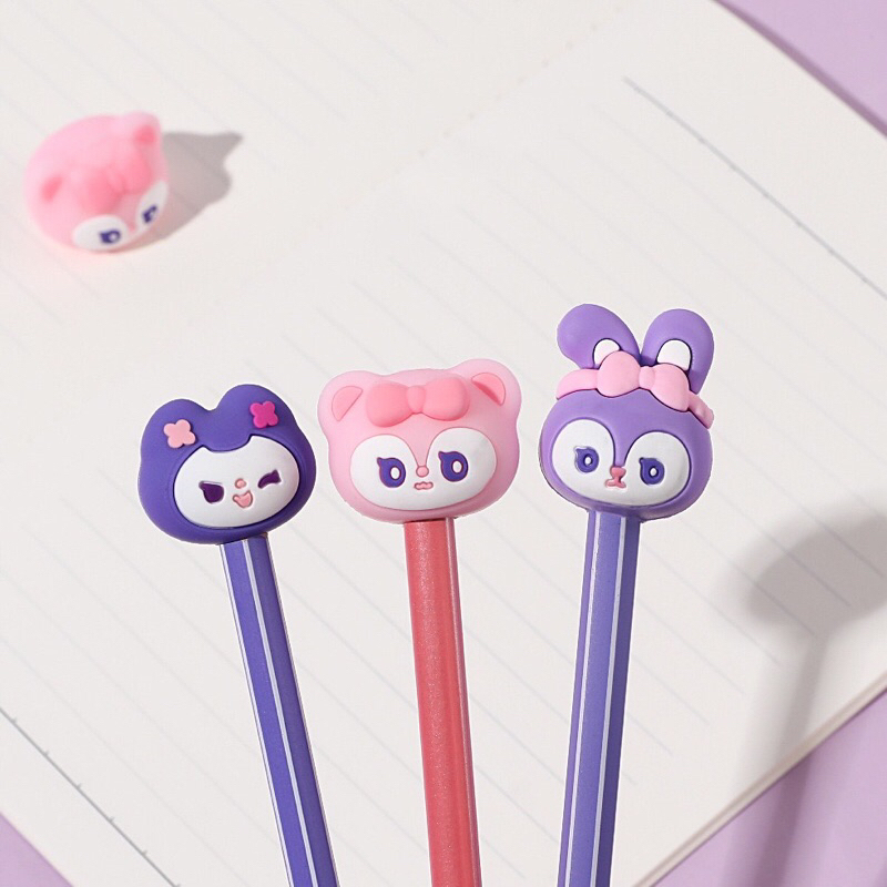 Vỉ nắp bút chì Gấu dâu Lotso và Thỏ tím Lubbie