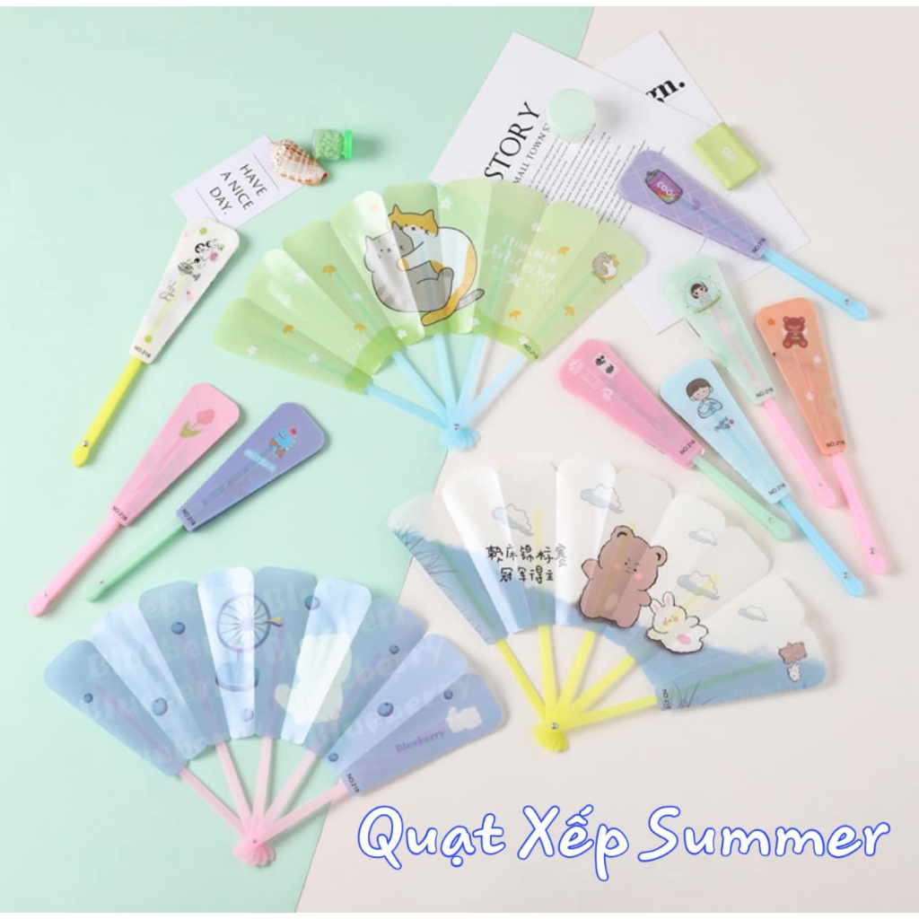 Quạt xếp các mẫu