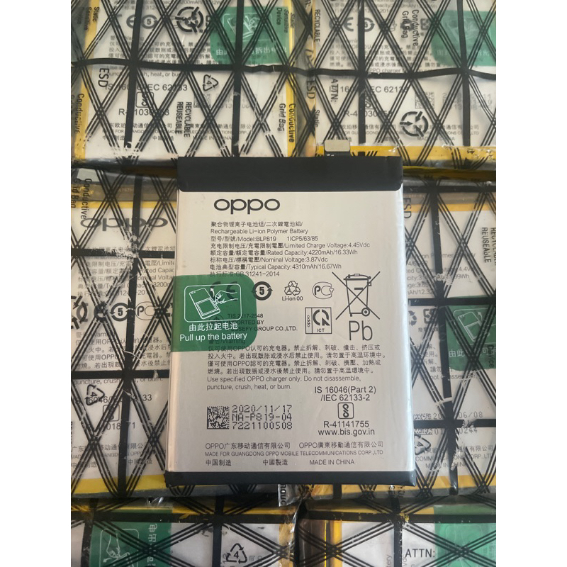PIN OPPO BLP819 ZIN HÃNG DÙNG CHO OPPO RENO5 4G BẢO HÀNH 3THÁNG