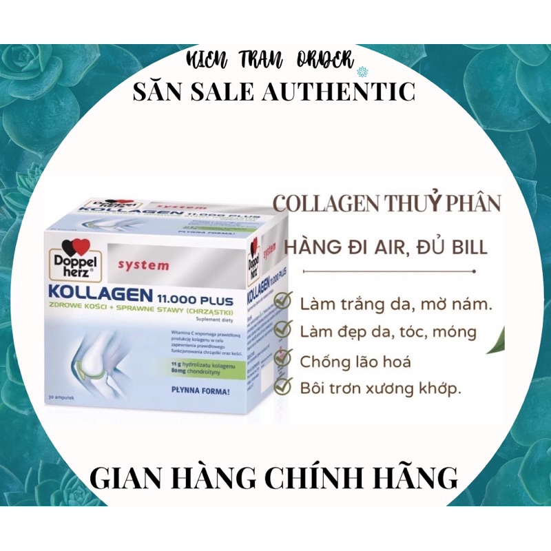 Collagen Thủy Phân dạng nước bảo vệ xương khớp, chống lão hoá 11.000 Plus - Chính hãng, đủ bill