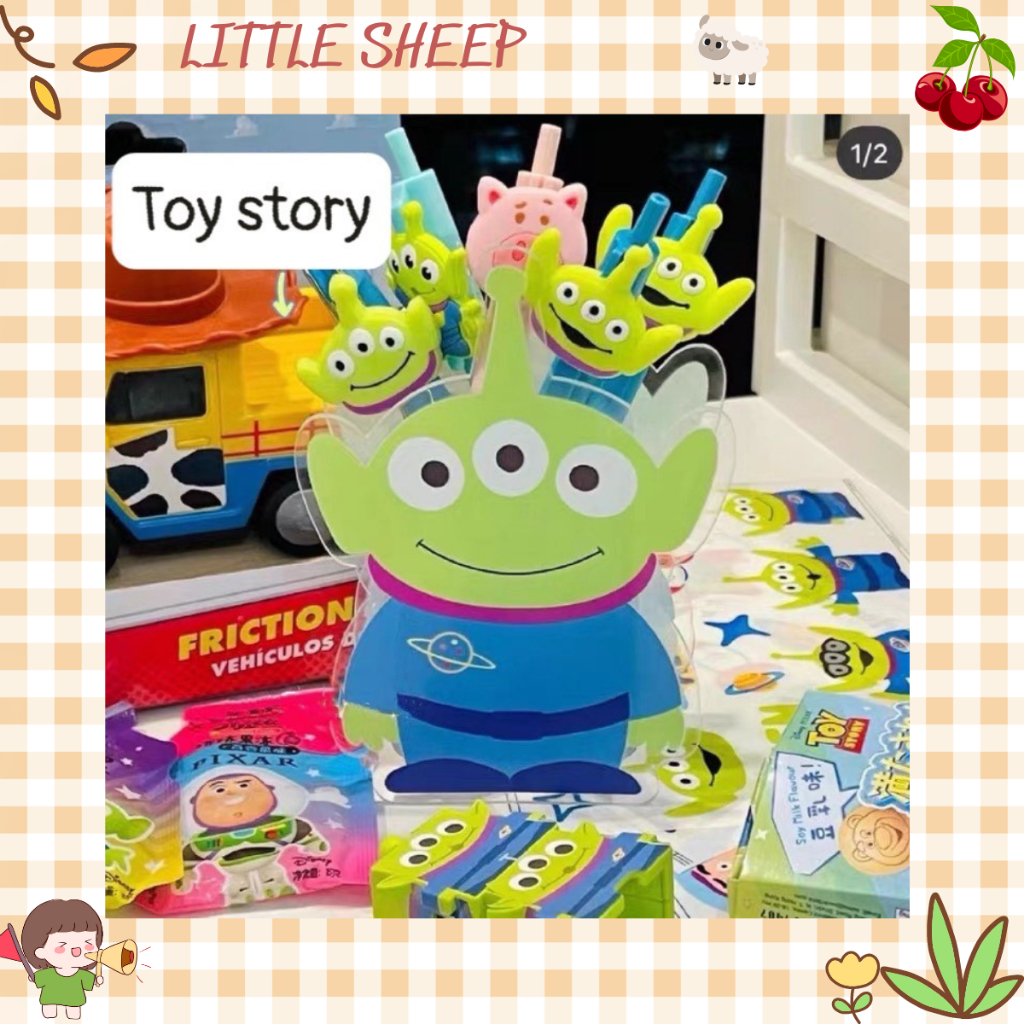 HỘP BÚT NHÂN VẬT HOẠT HÌNH TOY STORY CUTE, NHỰA TRONG CỨNG, SIZE LỚN 14CM