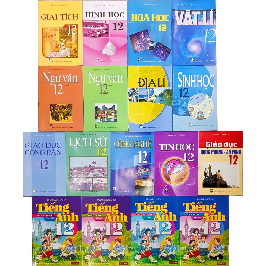 Bộ Sách Giáo Khoa Lớp 12 (Không SBT) - Tiếng Anh Chương Trình Mới PEASON