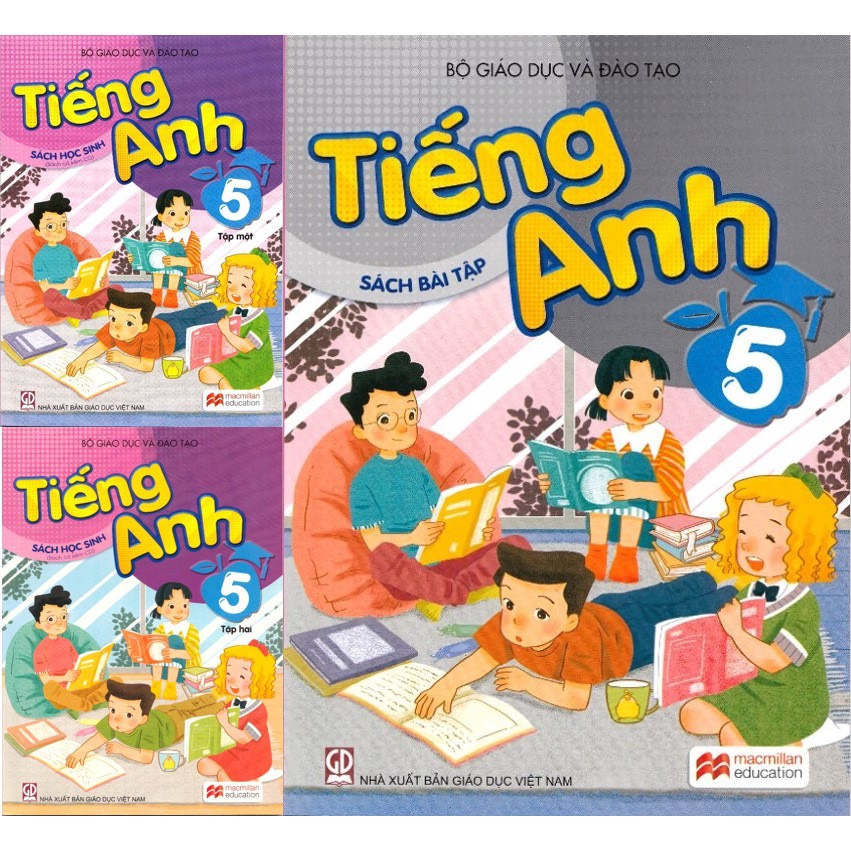 Bộ Sách Tiếng Anh Lớp 5 - Tái Bản Mới Nhất