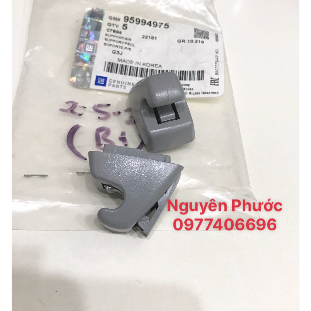 Chốt cài/Móc treo tấm chắn nắng trước CHEVROLET CRUZE/LACETTI CDX/SPARK M300  - Hàng chính hãng GM/ Giá 1 cái