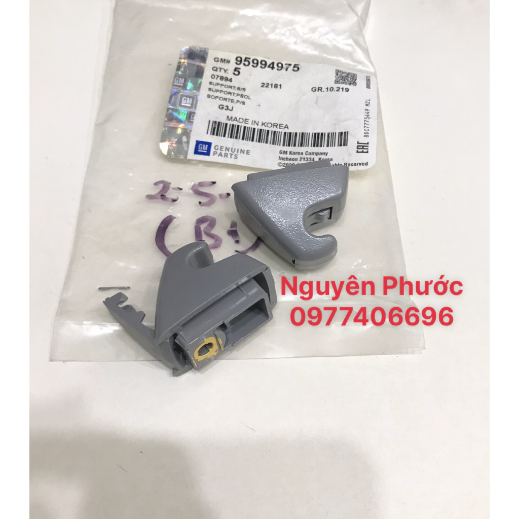 Chốt cài/Móc treo tấm chắn nắng trước CHEVROLET CRUZE/LACETTI CDX/SPARK M300  - Hàng chính hãng GM/ Giá 1 cái