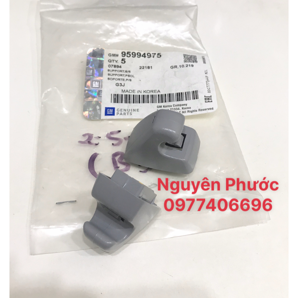 Chốt cài/Móc treo tấm chắn nắng trước CHEVROLET CRUZE/LACETTI CDX/SPARK M300  - Hàng chính hãng GM/ Giá 1 cái