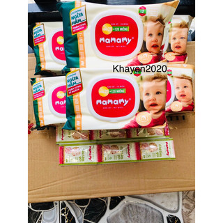 Combo 10 gói khăn ướt mamamy 120 tờ không mùi