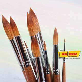 Cọ vẽ đầu tròn art secret 2089 round thân nâu