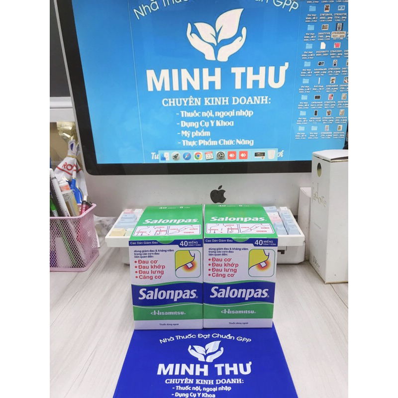 Cao Dán Giảm Đau Salonpas (Hộp 40 miếng)