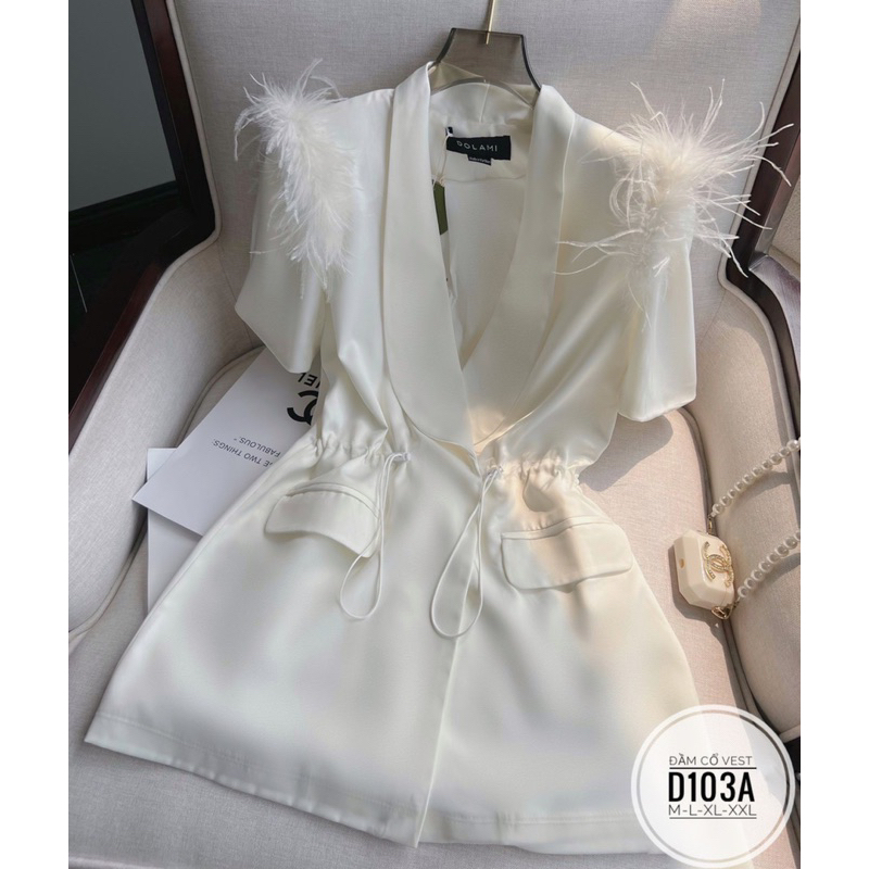 ĐẦM CỔ VEST BIGSIZE D103A