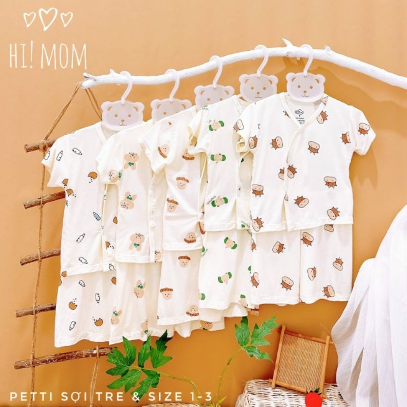bộ cộc tay petit sơ sinh