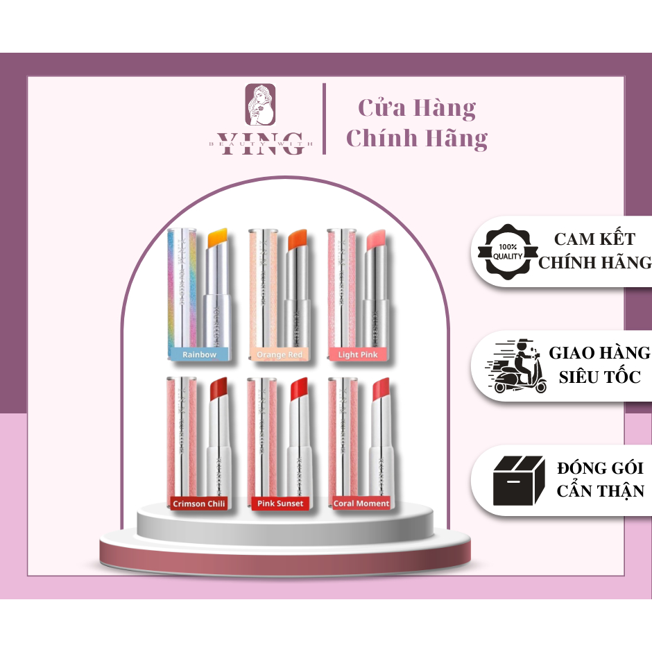 Son Dưỡng Đổi Màu YNM Rainbow Honey Lip Balm Mềm Môi Mờ Thâm