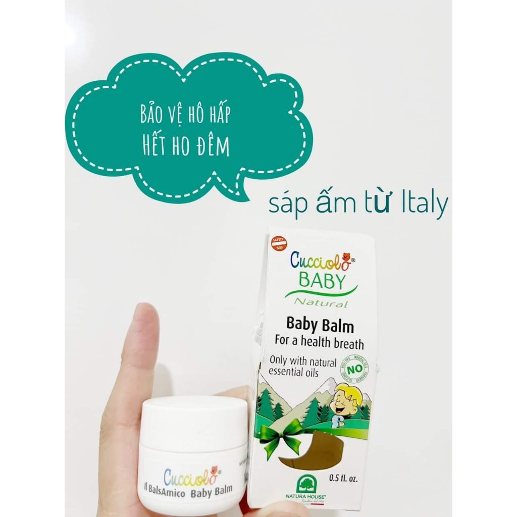 Sáp ấm Cucciolo bảo vệ hô hấp