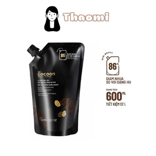 Túi refill- Cà phê Đắk Lắk làm sạch da chết cơ thể Cocoon 600ml