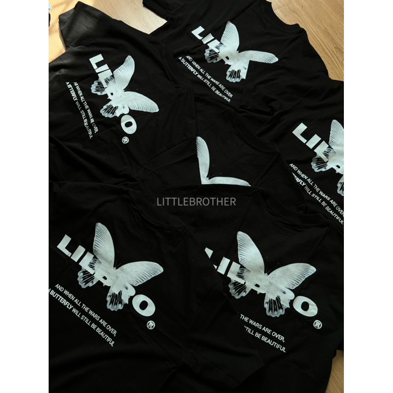 Áo thun BUTTERFLY by Littlebrother form rộng unisex nam nữ