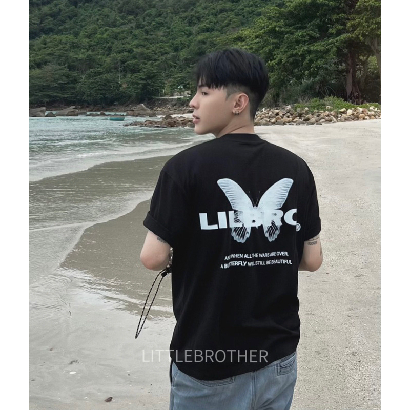 Áo thun BUTTERFLY by Littlebrother form rộng unisex nam nữ
