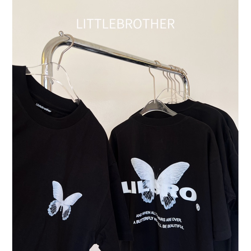 Áo thun BUTTERFLY by Littlebrother form rộng unisex nam nữ