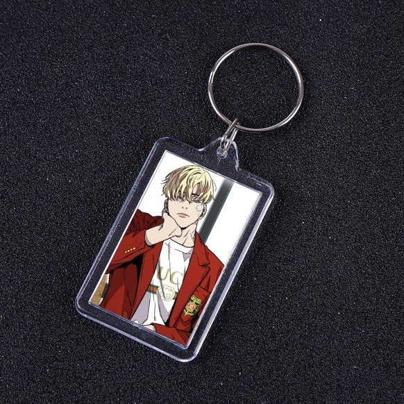 Móc khóa mica IN HÌNH WIND BREAKER ver FACE BL anime chibi xinh xắn tiện lợi dễ thương