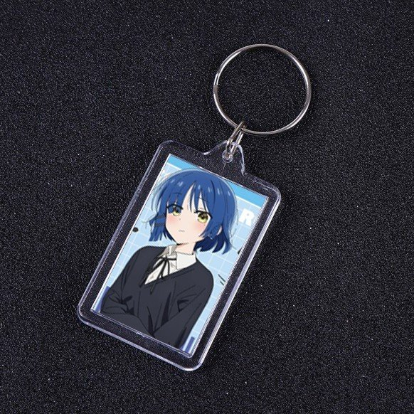 Móc khóa mica IN HÌNH BOCCHI THE ROCK ver ẢNH THẺ anime chibi xinh xắn tiện lợi dễ thương