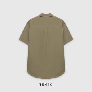 Áo sơ mi TENPO trơn basic | Cuban Shirt Nam