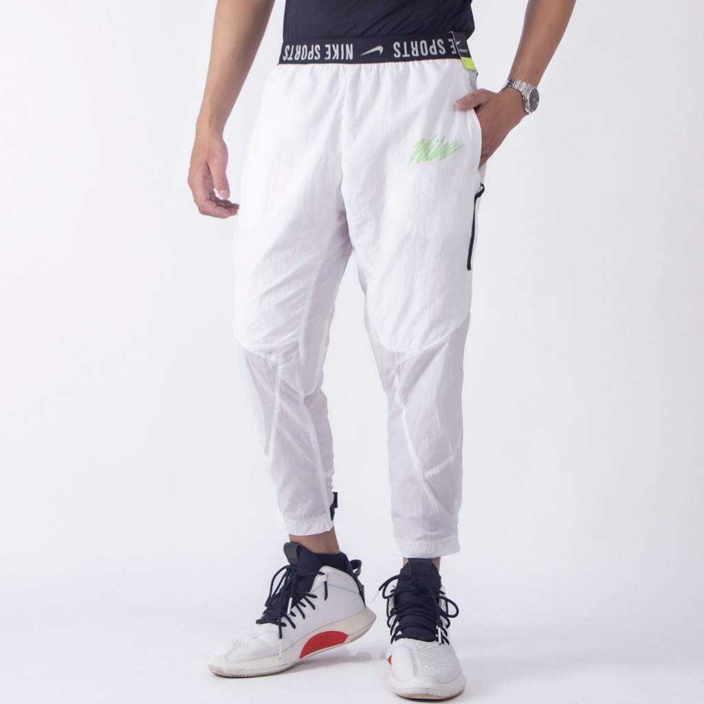 QUẦN DÀI NIKE SPORTSWEAR MEN'S WOVEN CROPPED TRAINING PANTS - WHITE