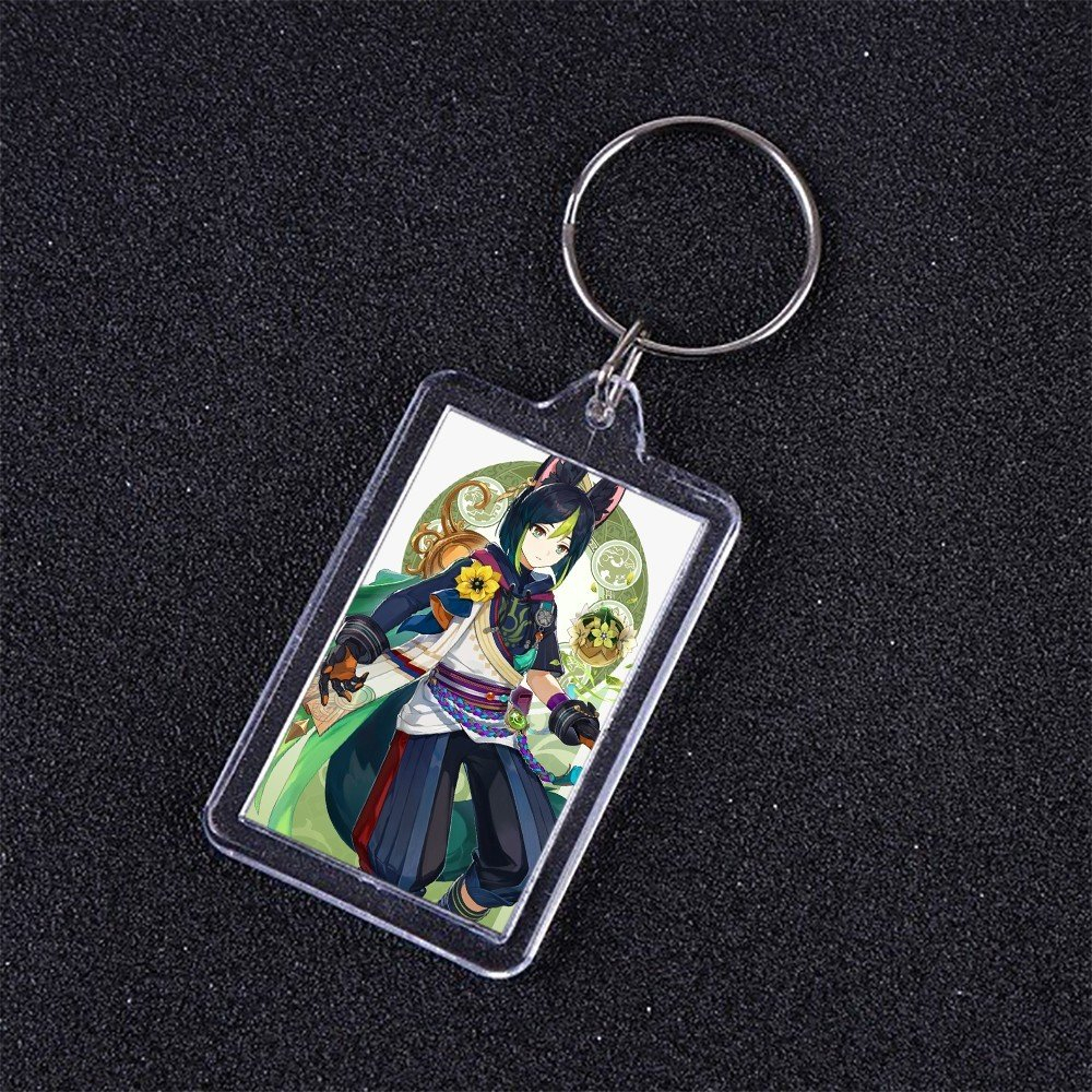 Móc khóa mica IN HÌNH GENSHIN IMPACT ver CHIÊU THỨC game anime chibi xinh xắn tiện lợi dễ thương